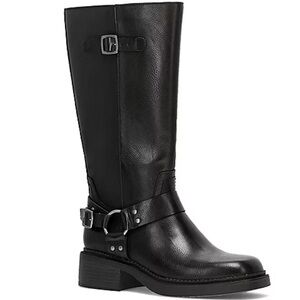 Frye and Co. Maeva black moto boots new without box size 6